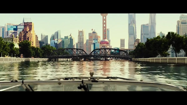 background environment of Shanghai city