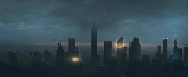 Future Taipei city matte painting. Compositing by Renovatio